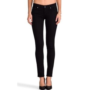 Paige - Skyline Skinny Jeans - Black Ink - Size 27 - Like New